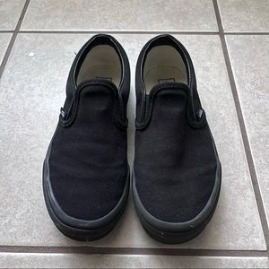 Black Slip On Vans